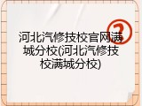河北汽修技校官网满城分校(河北汽修技校满城分校)
