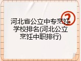 河北省公立中专烹饪学校排名(河北公立烹饪中职排行)