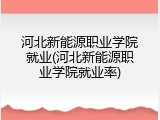 河北新能源职业学院就业(河北新能源职业学院就业率)