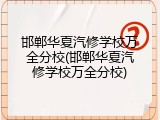 邯郸华夏汽修学校万全分校(邯郸华夏汽修学校万全分校)