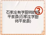 石家庄有学厨师的吗平泉县(石家庄学厨师平泉县)