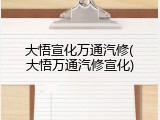 大悟宣化万通汽修(大悟万通汽修宣化)
