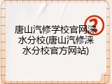 唐山汽修学校官网涞水分校(唐山汽修涞水分校官方网站)
