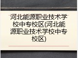 河北能源职业技术学校中专校区(河北能源职业技术学校中专校区)