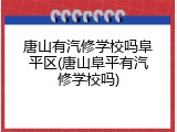 唐山有汽修学校吗阜平区(唐山阜平有汽修学校吗)