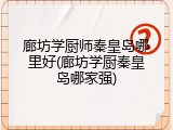 廊坊学厨师秦皇岛哪里好(廊坊学厨秦皇岛哪家强)