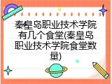 秦皇岛职业技术学院有几个食堂(秦皇岛职业技术学院食堂数量)