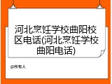 河北烹饪学校曲阳校区电话(河北烹饪学校曲阳电话)