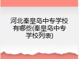 河北秦皇岛中专学校有哪些(秦皇岛中专学校列表)