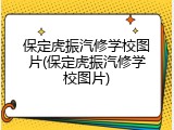 保定虎振汽修学校图片(保定虎振汽修学校图片)