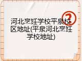 河北烹饪学校平泉校区地址(平泉河北烹饪学校地址)