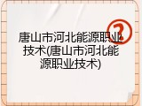 唐山市河北能源职业技术(唐山市河北能源职业技术)