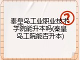 秦皇岛工业职业技术学院能升本吗(秦皇岛工院能否升本)
