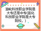 宣化科技职业学院是大专还是中专(宣化科技职业学院是大专院校。)