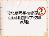河北厨师学校哪家好点(河北厨师学校哪家强)