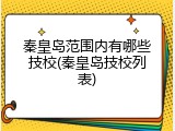 秦皇岛范围内有哪些技校(秦皇岛技校列表)