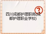 四川成都护理职高(成都护理职业学校)