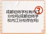 成都幼师学校有内江分校吗(成都幼师学校内江分校存在吗)