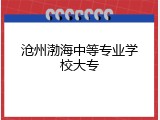 沧州渤海中等专业学校大专