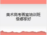 美术高考画室培训班级哪家好