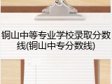 铜山中等专业学校录取分数线(铜山中专分数线)