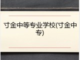 寸金中等专业学校(寸金中专)