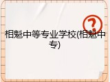 相魁中等专业学校(相魁中专)
