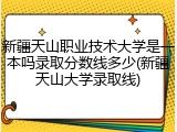 新疆天山职业技术大学是一本吗录取分数线多少(新疆天山大学录取线)