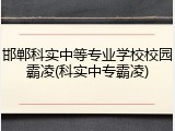 邯郸科实中等专业学校校园霸凌(科实中专霸凌)
