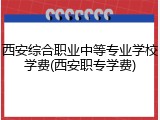 西安综合职业中等专业学校学费(西安职专学费)