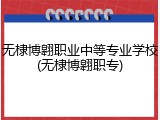 无棣博翱职业中等专业学校(无棣博翱职专)