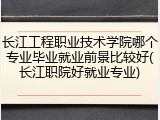 长江工程职业技术学院哪个专业毕业就业前景比较好(长江职院好就业专业)