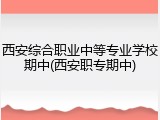 西安综合职业中等专业学校期中(西安职专期中)