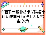广西卫生职业技术学院招生计划详细分析(桂卫职院招生分析)