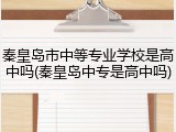 秦皇岛市中等专业学校是高中吗(秦皇岛中专是高中吗)