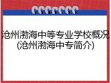 沧州渤海中等专业学校概况(沧州渤海中专简介)