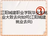 江阳城建职业学院毕业生就业大致去向如何(江阳城建就业去向)