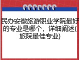 民办安徽旅游职业学院最好的专业是哪个，详细阐述(旅院最佳专业)