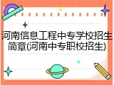 河南信息工程中专学校招生简章(河南中专职校招生)