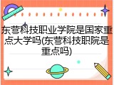 东营科技职业学院是国家重点大学吗(东营科技职院是重点吗)