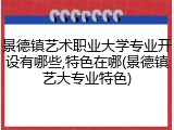 景德镇艺术职业大学专业开设有哪些,特色在哪(景德镇艺大专业特色)