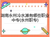 湖南永州冷水滩有哪些职业中专(永州职专)