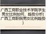 广西工商职业技术学院学生男女比例如何，趋势分析(广西工商职院男女比例趋势)