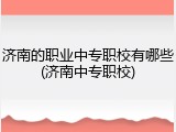 济南的职业中专职校有哪些(济南中专职校)