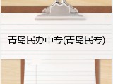 青岛民办中专(青岛民专)