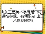 山东工艺美术学院是否可以进校参观，有何限制(山工艺参观限制)