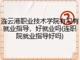连云港职业技术学院有没有就业指导，好就业吗(连职院就业指导好吗)