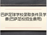 巴萨足球学校录取条件及学费(巴萨足校招生费用)