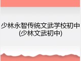 少林永智传统文武学校初中(少林文武初中)