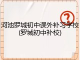 河池罗城初中课外补习学校(罗城初中补校)
